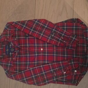 Ralph Lauren Boys Plaid Button Down Shirt